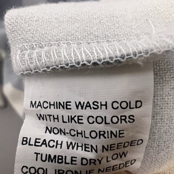 Vineyard Vines White Gray Funnel Neck Pullover Sweatshirt Womens Sz S - Picture 12 of 15